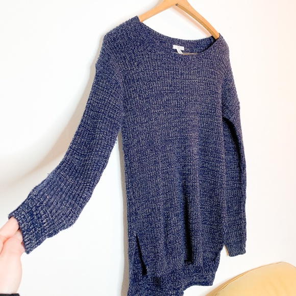 bp Sweaters - bp Knit Pullover Long Sleeve Blue Sweater
